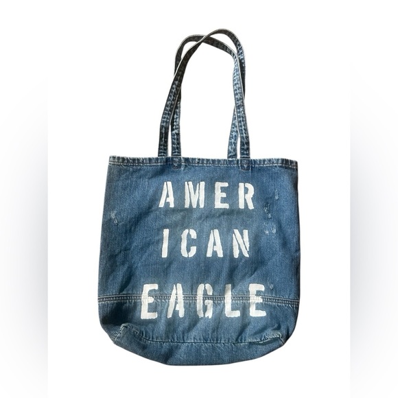 American Eagle Denim Tote Bag - Picture 5 of 5